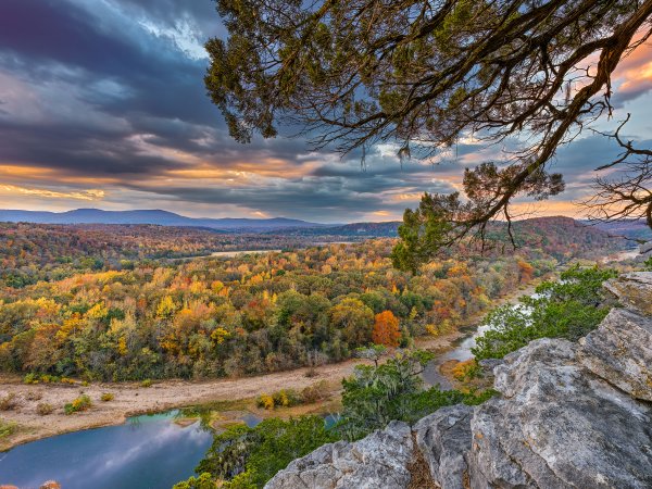 02.5 Late Evening At Peter Cave - Professional Buffalo River photography by Paul Caldwell