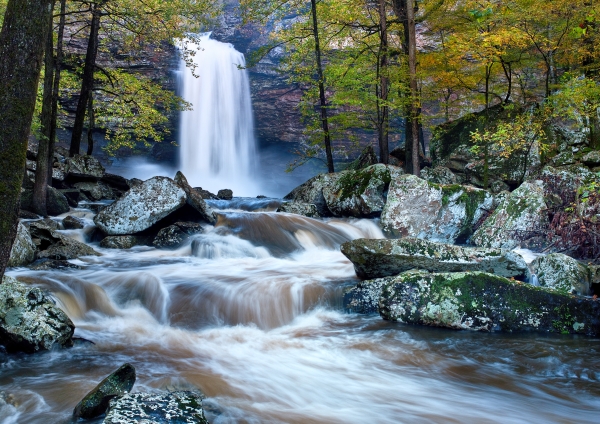 16 High Water Cedar Falls Petit Jean Mtn - Professional Stone Bank New Hq photography by Paul Caldwell
